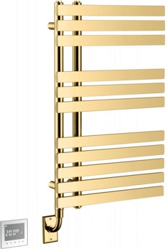 Полотенцесушитель электрический Boheme Venturo 721-G, золото - фото