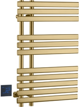 Полотенцесушитель электрический Boheme Venturo 723-MG, золото матовый - фото