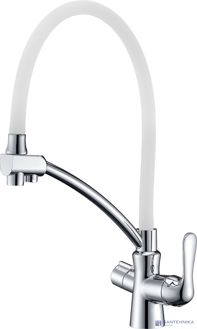 Смеситель Lemark Comfort LM3070C-White для кухни с подключением к фильтру с питьевой водой