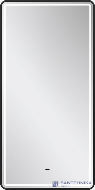 Зеркало Equil Stoune 50х90, черный