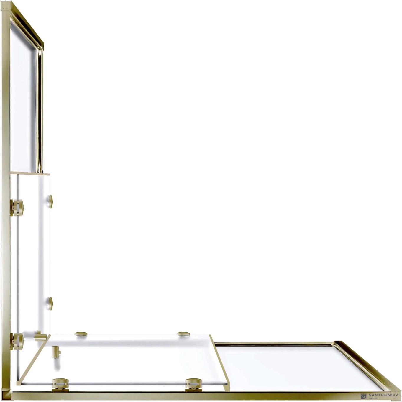 Душевой угол GooD DooR Lite CR-90-C-BG