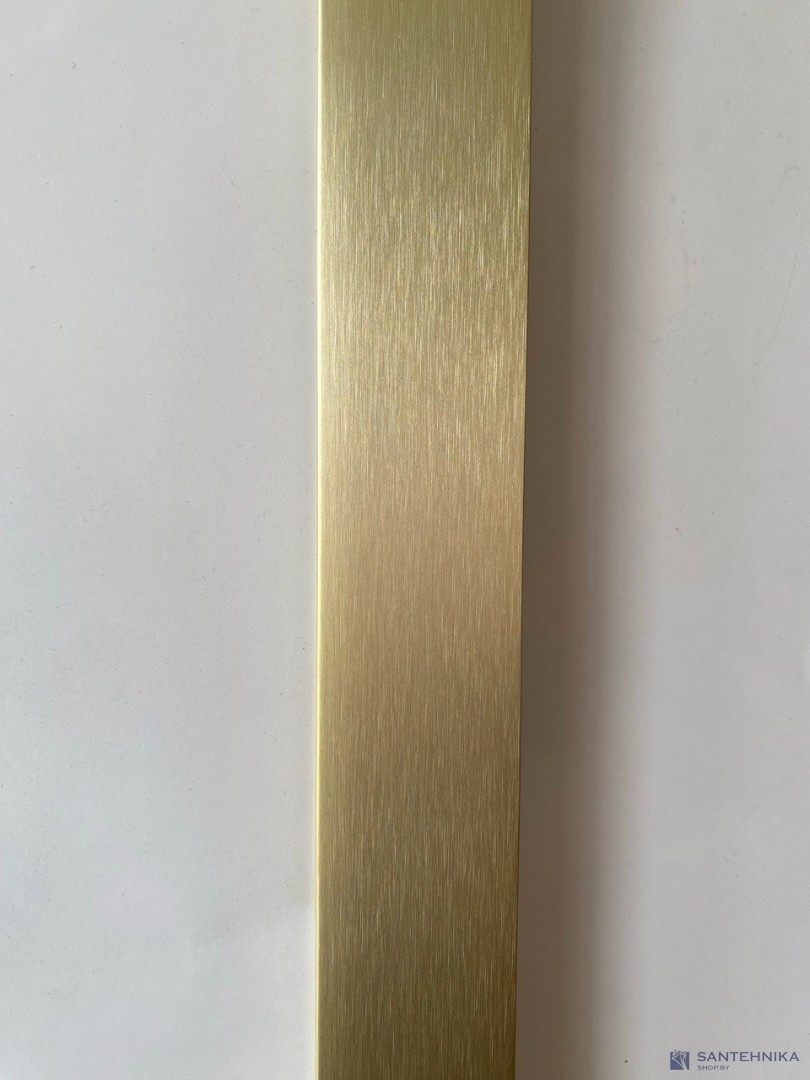 Душевое ограждение Adema Walk-in Regen Brushed gold 90 см