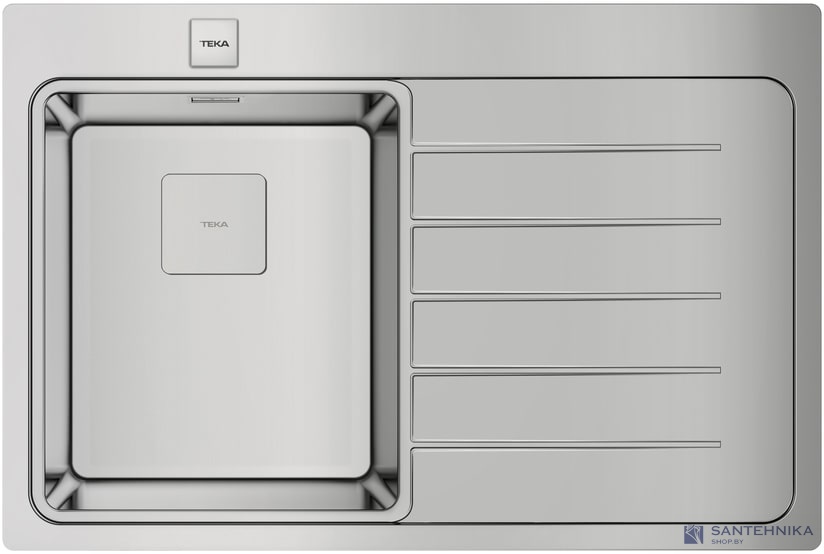 Кухонная мойка Teka Zenit RS15 1B 1D R 78 (с клапаном-автоматом)