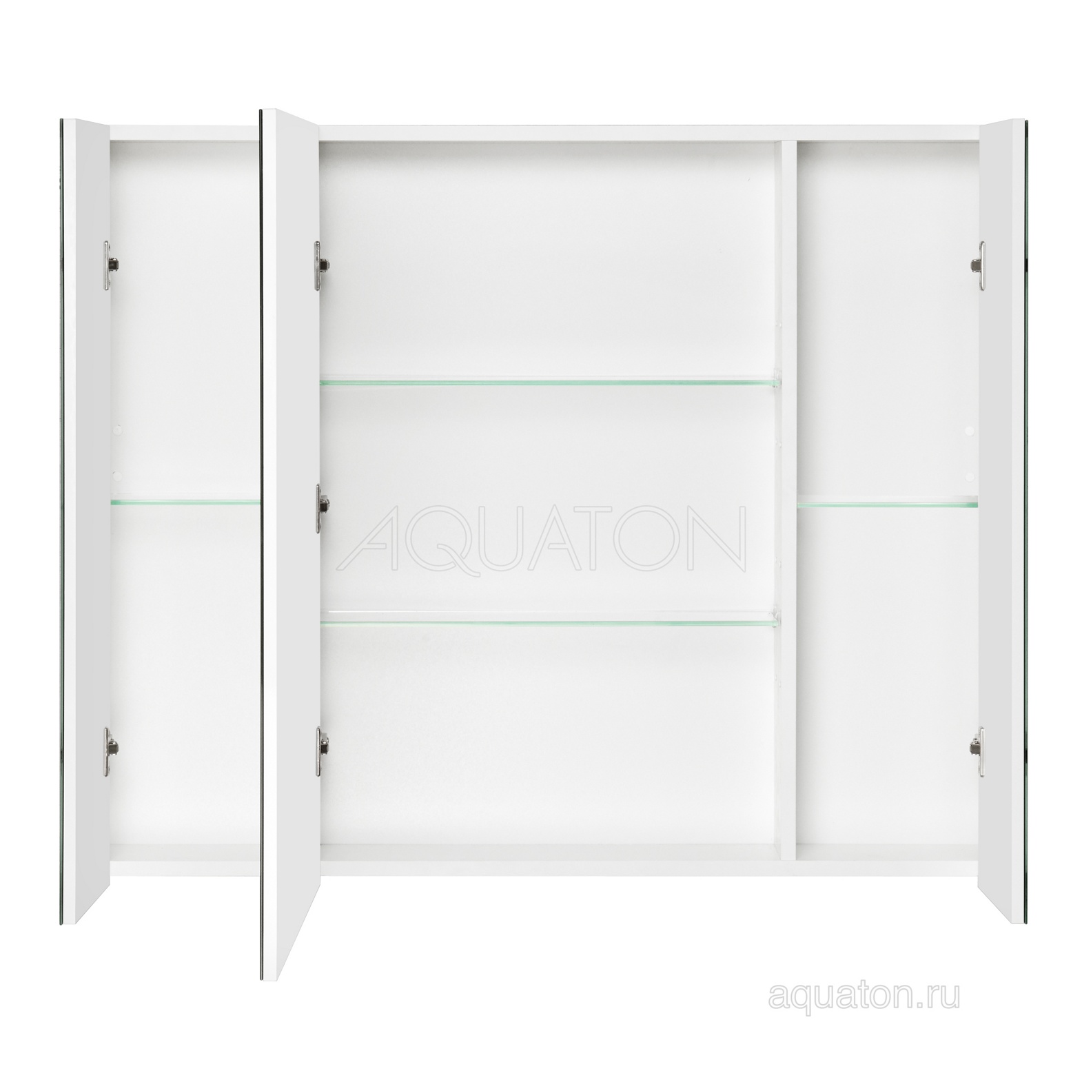 Зеркальный шкаф Aquaton Беверли 100 белый 1A237202BV010 - фото2