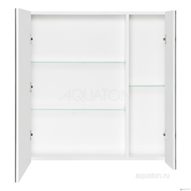 Зеркальный шкаф Aquaton Беверли 80 белый 1A237102BV010 - фото2