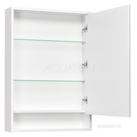 Зеркальный шкаф Aquaton Капри 60 белый глянец 1A230302KP010 - фото2