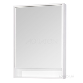 Зеркальный шкаф Aquaton Капри 60 белый глянец 1A230302KP010 - фото