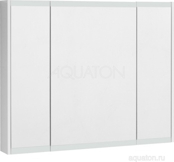 Зеркальный шкаф Aquaton Нортон 100 белый 1A249302NT010 - фото