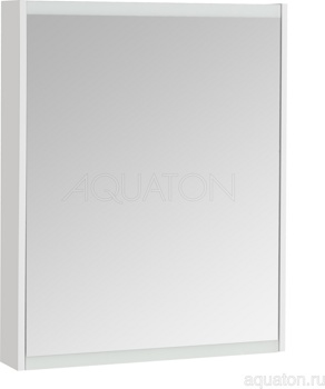 Зеркальный шкаф Aquaton Нортон 65 белый 1A249102NT010 - фото