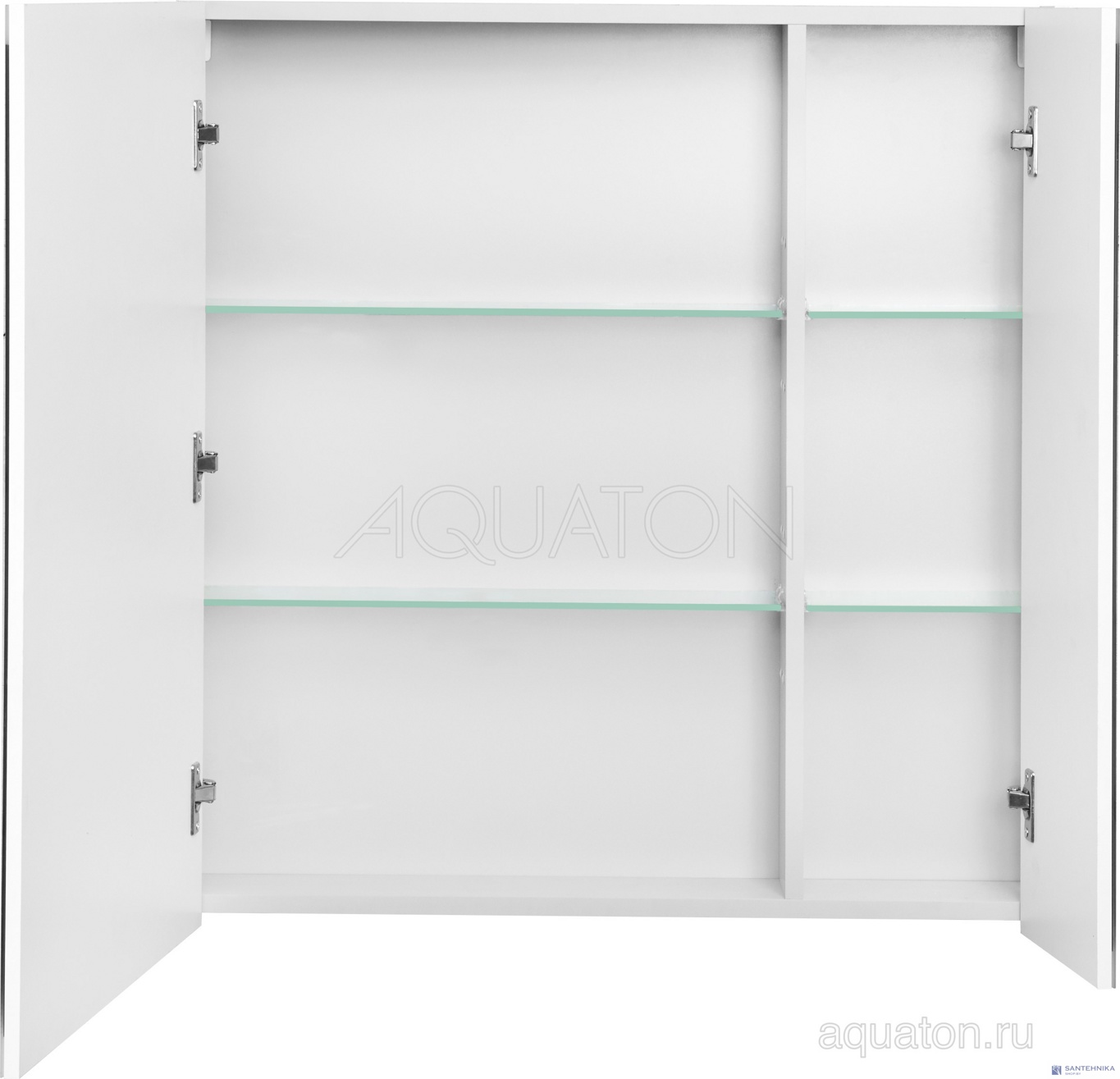 Зеркальный шкаф Aquaton Нортон 80 белый 1A249202NT010