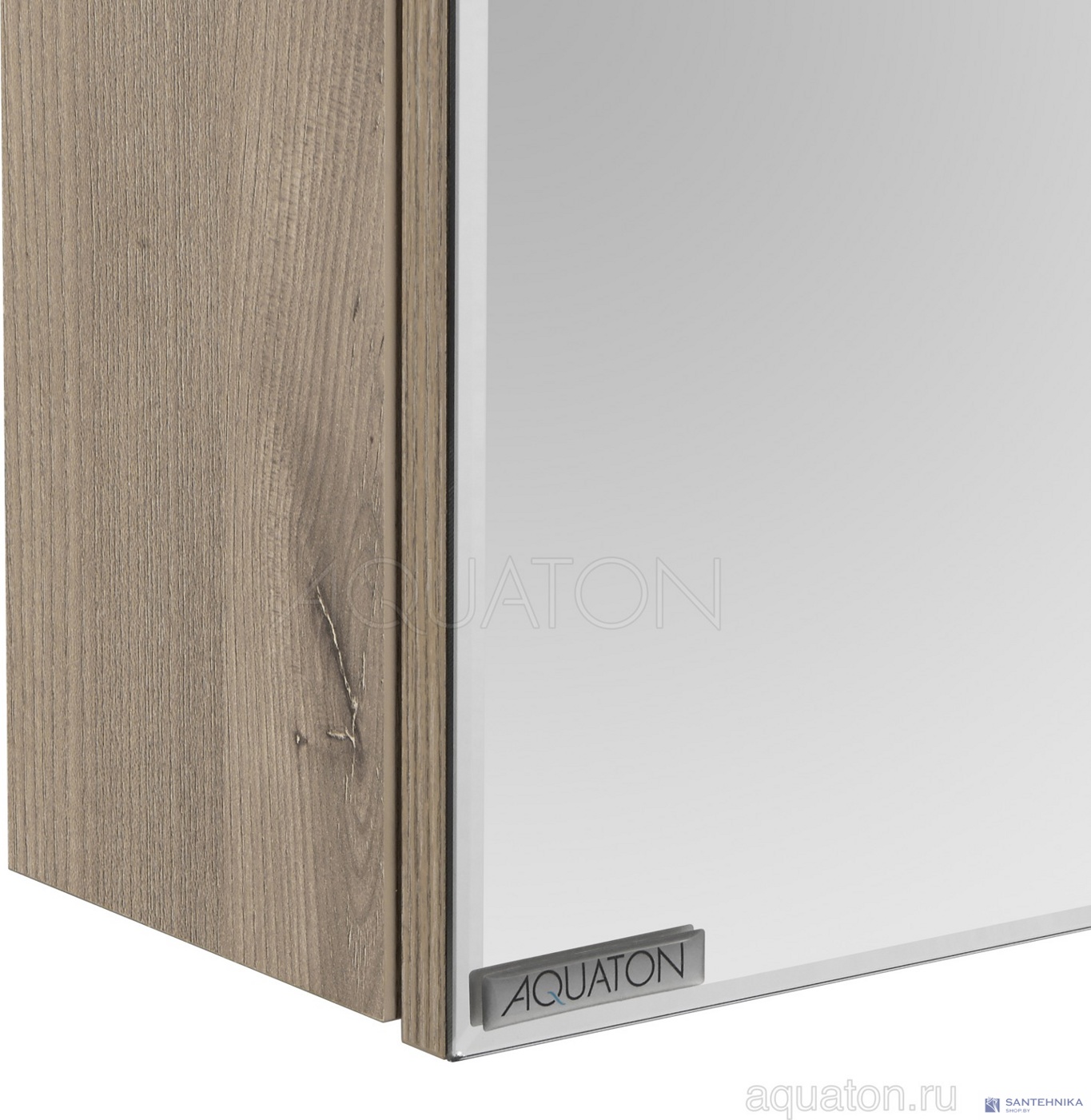 Зеркальный шкаф Aquaton Стоун 60 сосна арлингтон 1A231502SX850