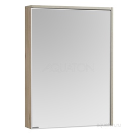 Зеркальный шкаф Aquaton Стоун 60 сосна арлингтон 1A231502SX850 - фото