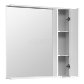 Зеркальный шкаф Aquaton Стоун 80 белый 1A228302SX010 - фото2