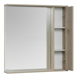 Зеркальный шкаф Aquaton Стоун 80 сосна арлингтон 1A228302SX850 - фото2