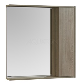 Зеркальный шкаф Aquaton Стоун 80 сосна арлингтон 1A228302SX850 - фото