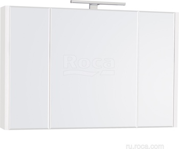 Зеркальный шкаф Roca Etna 100 белый глянец 857305806 - фото