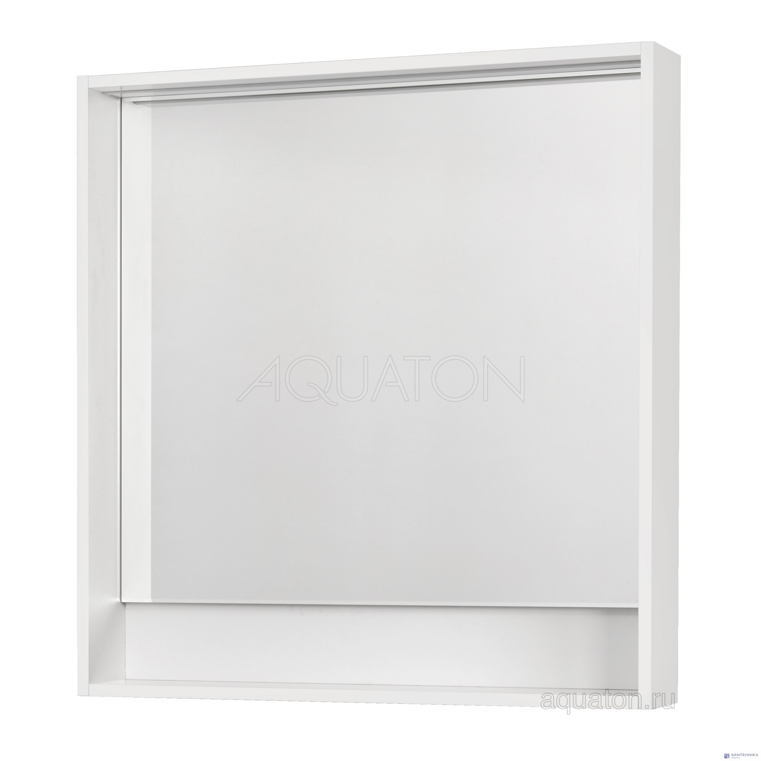 Зеркало Aquaton Капри 80 Белый глянец 1A230402KP010