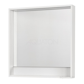 Зеркало Aquaton Капри 80 Белый глянец 1A230402KP010 - фото