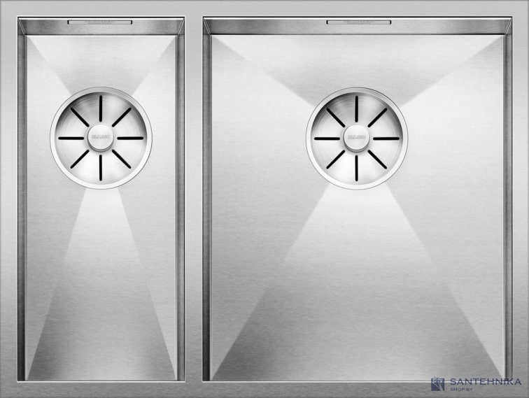 Кухонная мойка Blanco Zerox 340/180-U (правая, зеркальная полировка)