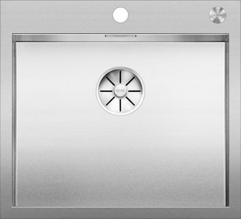 Кухонная мойка Blanco Zerox 500-IF/А (Durinox® с отводной арматурой InFino®) - фото